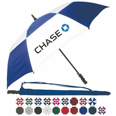 Wind-Vented Automatic Golf Umbrella (60" Arc)