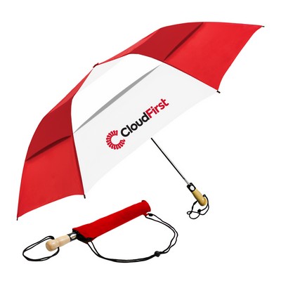 The Vented Little Giant Golf-Size Folding Auto-Open Umbrella